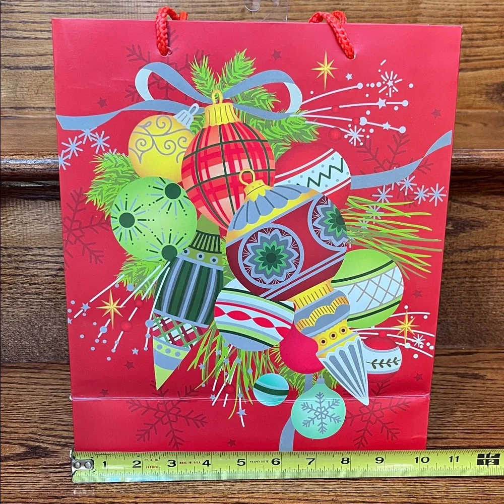 Lot of 3 Holiday Christmas Gift Bags